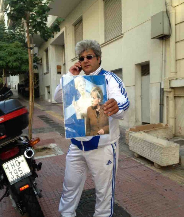 Athens Merkel detention