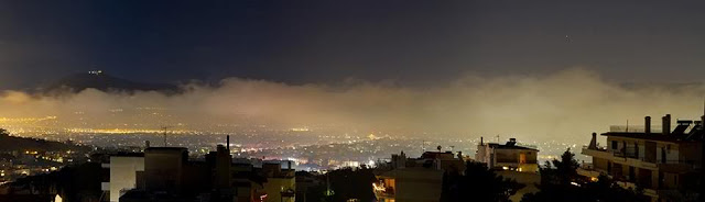 athens winter smog