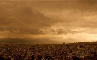 Athens smog Sahara-dust