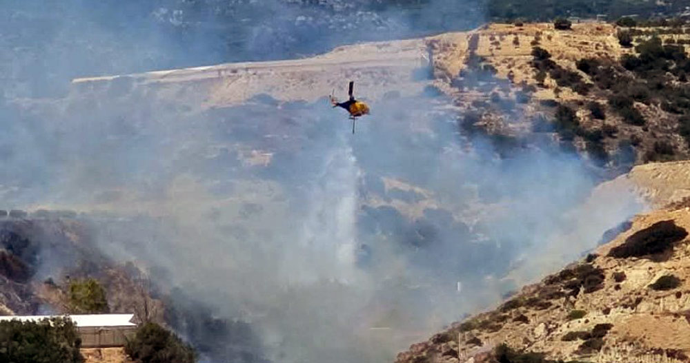 Girit Adası'nda Orman Yangınları Şiddetleniyor